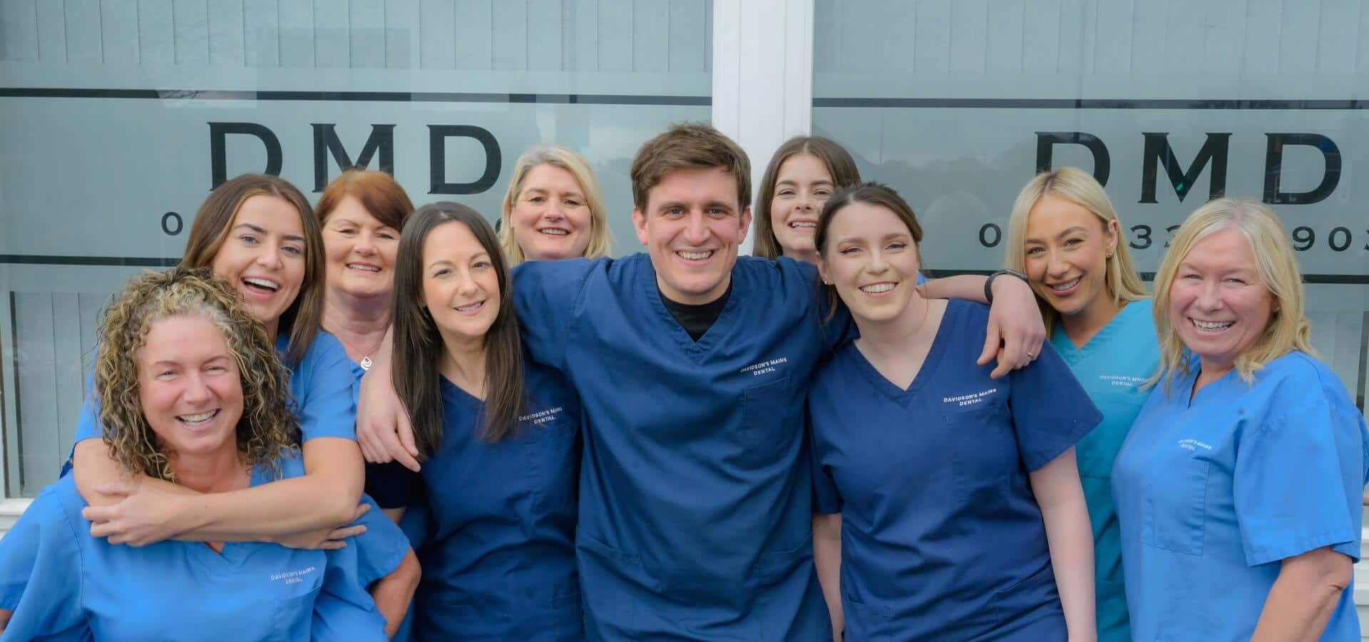 Davidson’s Mains Dental team picture