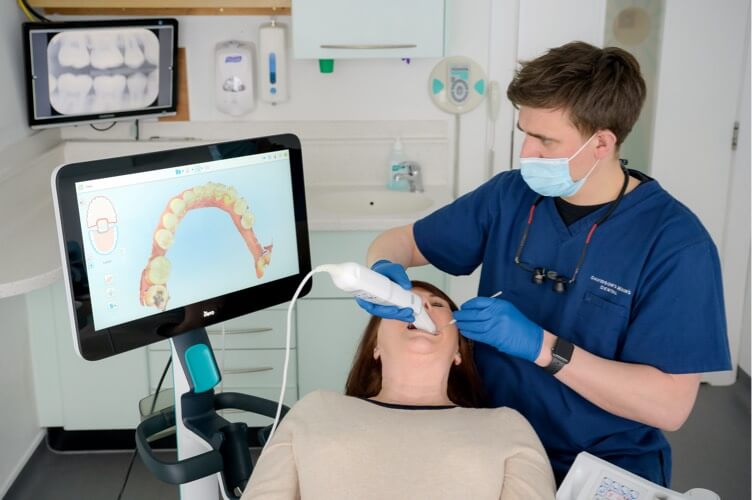 Dentist and patient - Teeth Straightening